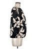 Olivia Grey Black 3/4 Sleeve Blouse Size M - photo 4
