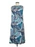 Assorted Brands Print Blue Casual Dress Size M - photo 2