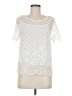 ABS Ivory Short Sleeve Blouse Size M - photo 1