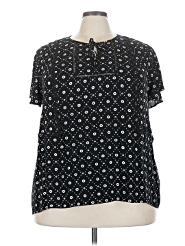 Lane Bryant Short Sleeve Blouse