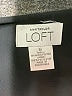 Ann Taylor LOFT 100% Polyester Solid Black Casual Dress Size 6 - photo 7