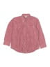 Papo d'Anjo 100% Cotton Checkered-gingham Red Long Sleeve Button-Down Shirt Size 8 - photo 1