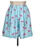 FancyQube Tropical Blue Casual Skirt Size XL - photo 1