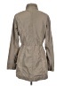 Laundry by Shelli Segal 100% Polyester Gray Tan Trenchcoat Size M - photo 2