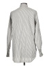 Unbranded Stripes Silver Long Sleeve Blouse Size L - photo 2