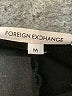 Foreign Exchange Solid Black Shorts Size M - photo 3