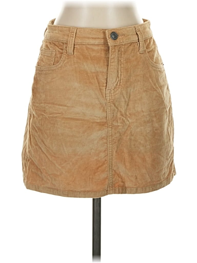 Pre-owned Current Elliott Casual Skirt In Tan