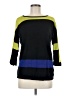 Tribal Color Block Black Pullover Sweater Size M - photo 1