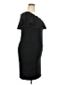 Vision U.S.A. Solid Black Cocktail Dress Size 2X - photo 4