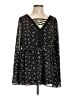 Torrid 100% Polyester Black Long Sleeve Blouse Size Med Plus (00) - photo 1