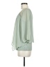 Iz Byer 100% Polyester Green 3/4 Sleeve Blouse Size M - photo 5