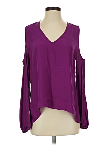 Karina Grimaldi Long Sleeve Silk Top (view 1)