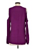 Karina Grimaldi 100% Silk Purple Long Sleeve Silk Top Size XS - photo 2