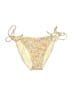 OndadeMar Floral Yellow Swimsuit Bottoms Size 10 - photo 1
