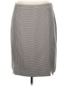 JM Studio 100% Polyester Houndstooth Gray Casual Skirt Size 16 - photo 1
