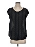 Joie 100% Silk Black Short Sleeve Silk Top Size S - photo 1