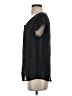 Joie 100% Silk Black Short Sleeve Silk Top Size S - photo 5