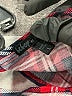 Bebop 100% Rayon Plaid Red Casual Dress Size L - photo 7