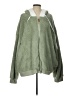 Unbranded 100% Polyester Green Zip Up Hoodie Size L - photo 1
