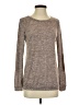12pm by Mon Ami Brown Long Sleeve Top Size S - photo 1