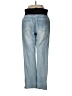 Shein 100% Cotton Graphic Blue Jeans Size 6 - photo 2