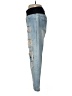 Shein 100% Cotton Graphic Blue Jeans Size 6 - photo 5