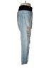 Shein 100% Cotton Graphic Blue Jeans Size 6 - photo 4