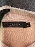 Zesica Checkered-gingham Tan Turtleneck Sweater Size L - photo 6