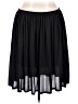 Mossimo 100% Polyester Solid Black Casual Skirt Size XL - photo 1