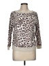 Jolie Animal Print Tan Brown Pullover Sweater Size M - photo 1