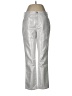 Old Navy Metallic Silver Jeans Size 6 - photo 1