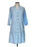 Assorted Brands Checkered-gingham Blue Casual Dress Size S - photo 1