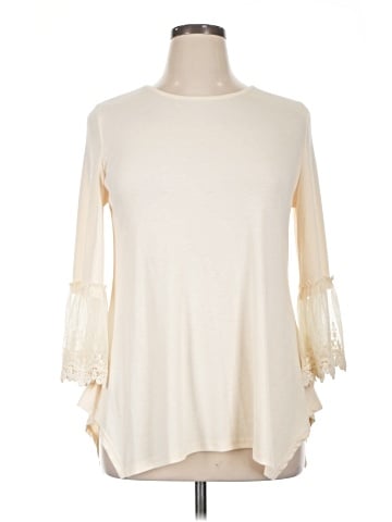 Origami by vivien 3/4 Sleeve Top (view 1)