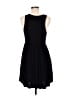 HiMONE Solid Black Casual Dress Size M - photo 2