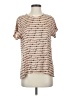 Cali Dreaming 100% Polyamide Tan Short Sleeve Top Size XS - photo 1