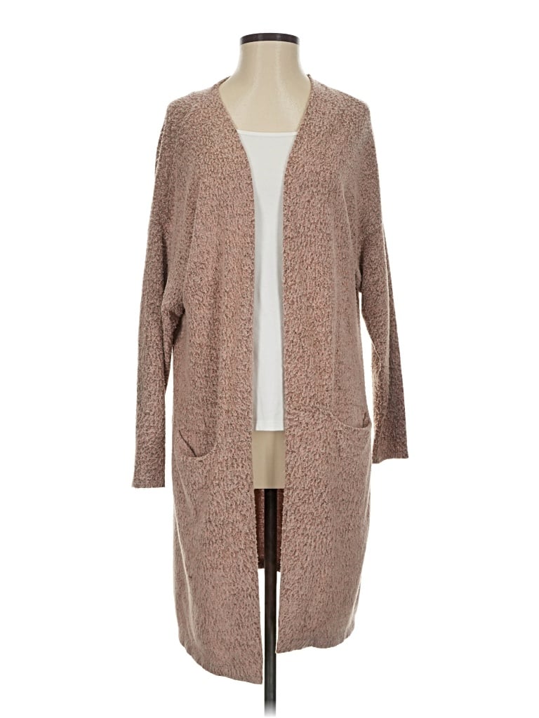 Pre-owned 14th & Union Cardigan Sweater In Brown