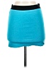 Grane Solid Teal Casual Skirt Size S - photo 1