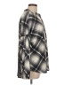 One World Plaid Black Long Sleeve Blouse Size L - photo 4