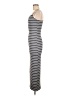 Mark Edwards Stripes Gray Casual Dress Size M - photo 5