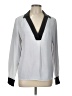 Unbranded Color Block Gray White Long Sleeve Blouse Size L (estimated) - photo 1
