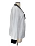 Unbranded Color Block Gray White Long Sleeve Blouse Size L (estimated) - photo 4