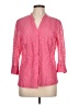 Elementz Pink 3/4 Sleeve Blouse Size L - photo 1