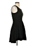 Soprano Solid Black Casual Dress Size S - photo 4