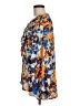 Prabal Gurung 100% Polyester Floral Tropical Orange Long Sleeve Blouse Size 8 - photo 5