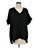 MTS Black Short Sleeve Blouse Size S - photo 1