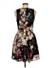 Unbranded 100% Polyester Floral Black Cocktail Dress Size M - photo 2