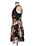 Unbranded 100% Polyester Floral Black Cocktail Dress Size M - photo 5