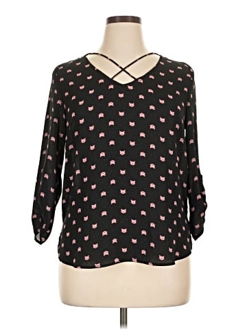 Sweet Rain 3/4 Sleeve Blouse (view 1)