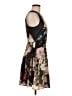 Unbranded 100% Polyester Floral Black Cocktail Dress Size M - photo 4