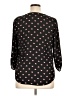 Sweet Rain Hearts Black 3/4 Sleeve Blouse Size XL - photo 2